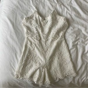 Dolce Vita Lace Romper Jumpsuit